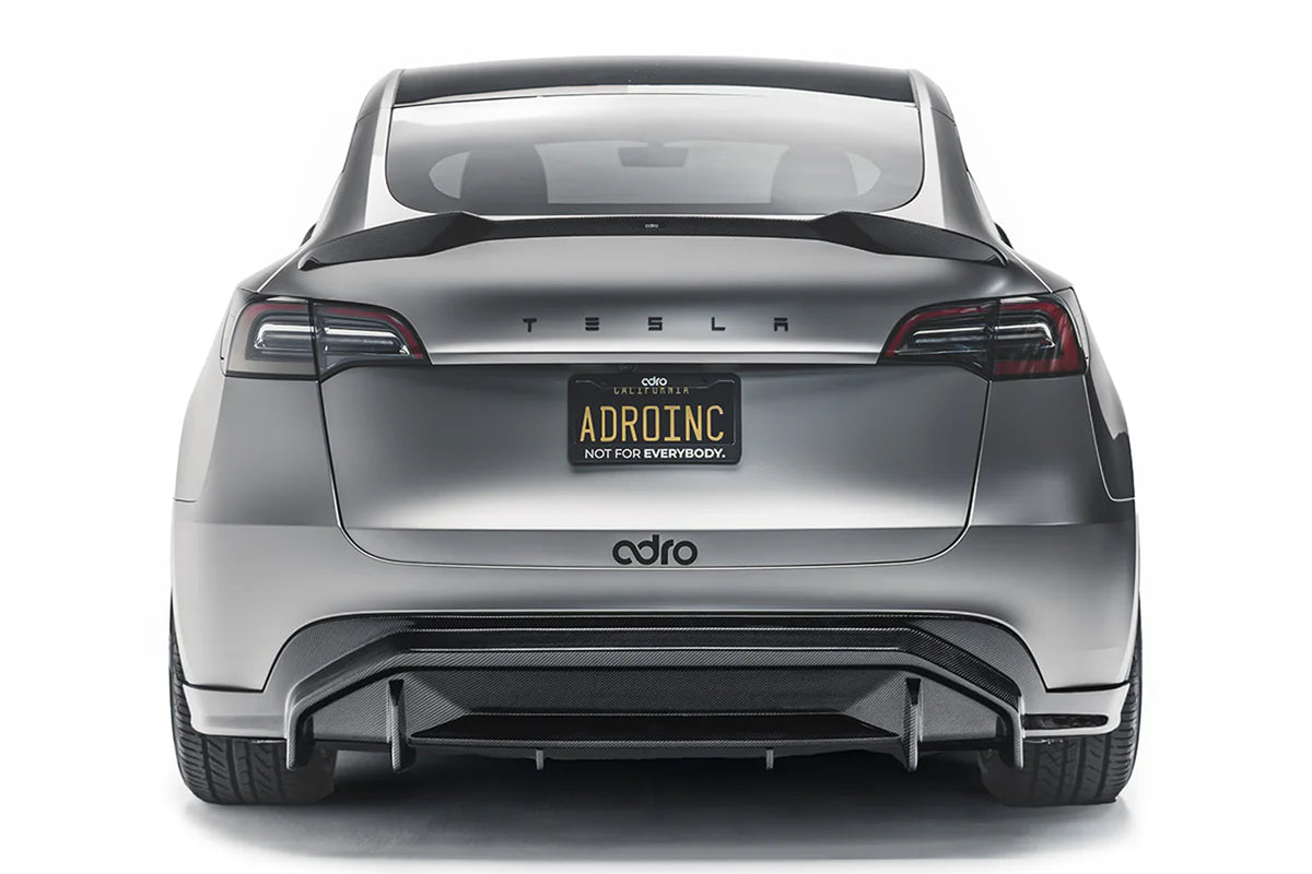 ADRO Tesla Model Y Genuine Carbon Fiber Rear Diffuser V2