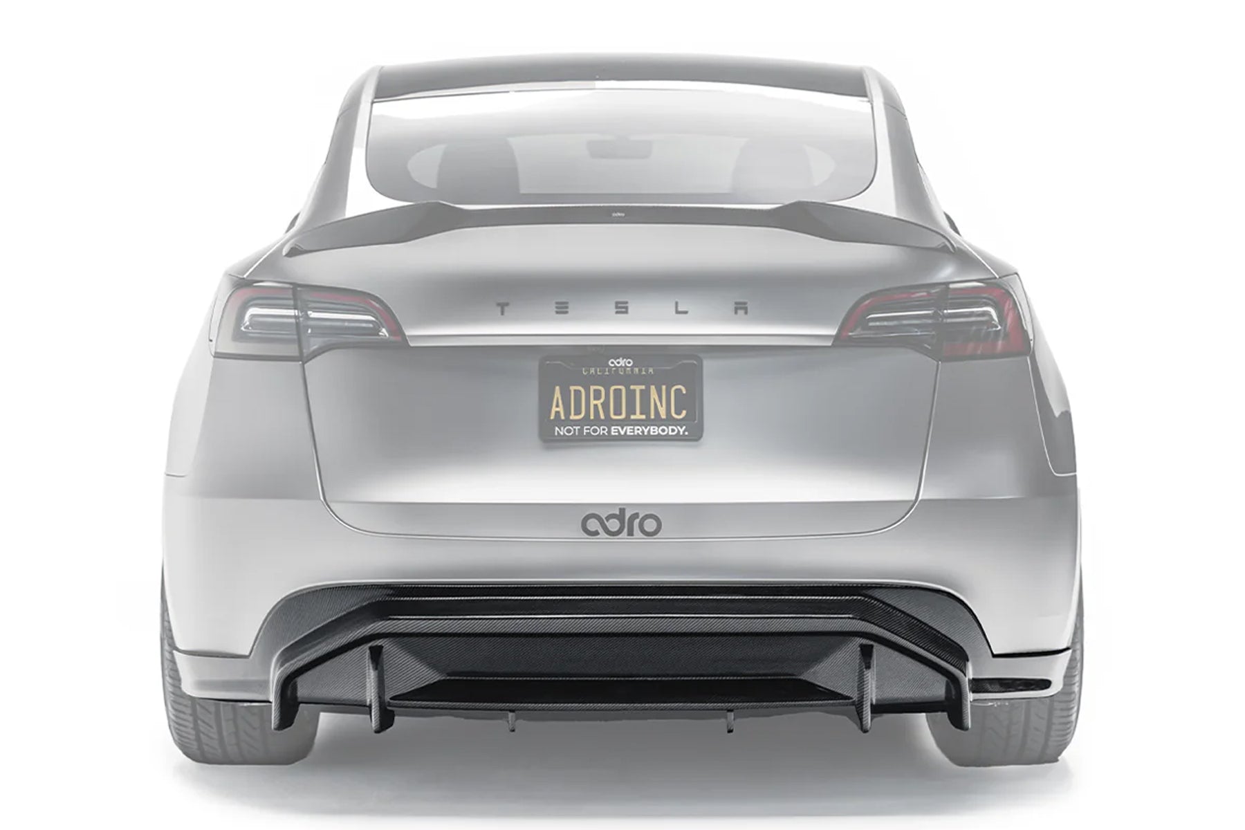 ADRO Tesla Model Y Genuine Carbon Fiber Rear Diffuser V2