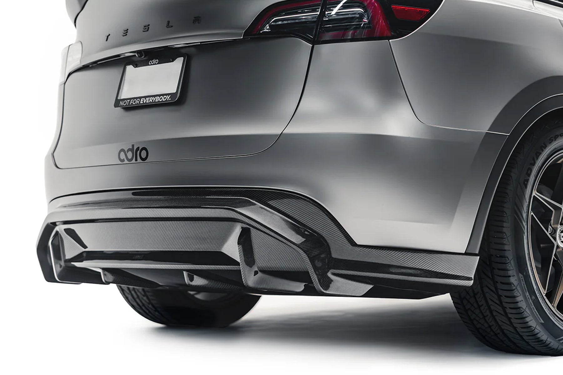 ADRO Tesla Model Y Genuine Carbon Fiber Rear Diffuser V2