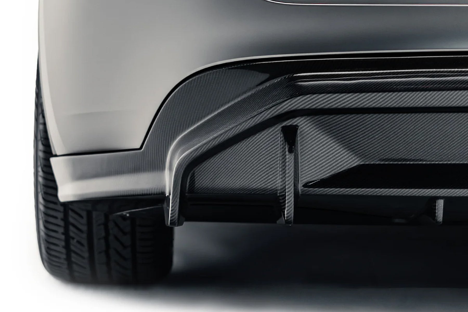 ADRO Tesla Model Y Genuine Carbon Fiber Rear Diffuser V2