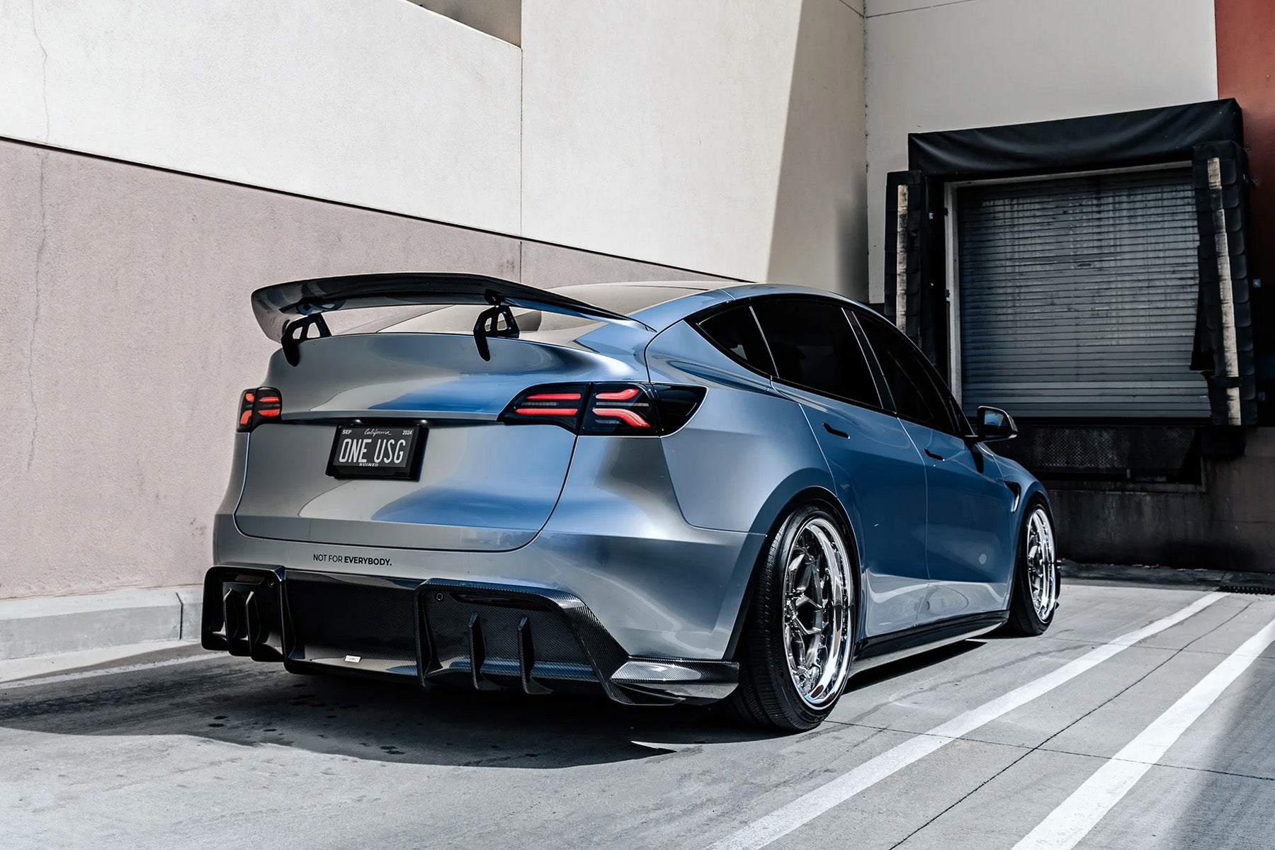 ADRO Tesla Model Y Signature AT-S Carbon Fiber Swan Neck Wing