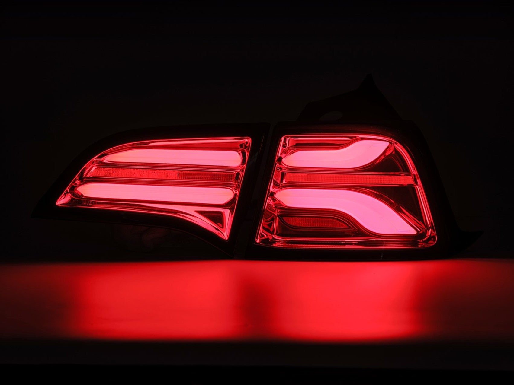 AlphaRex Tesla Model Y (With Amber Turn Signals) PRO-Series LED Tail Lights [Jet Black]
