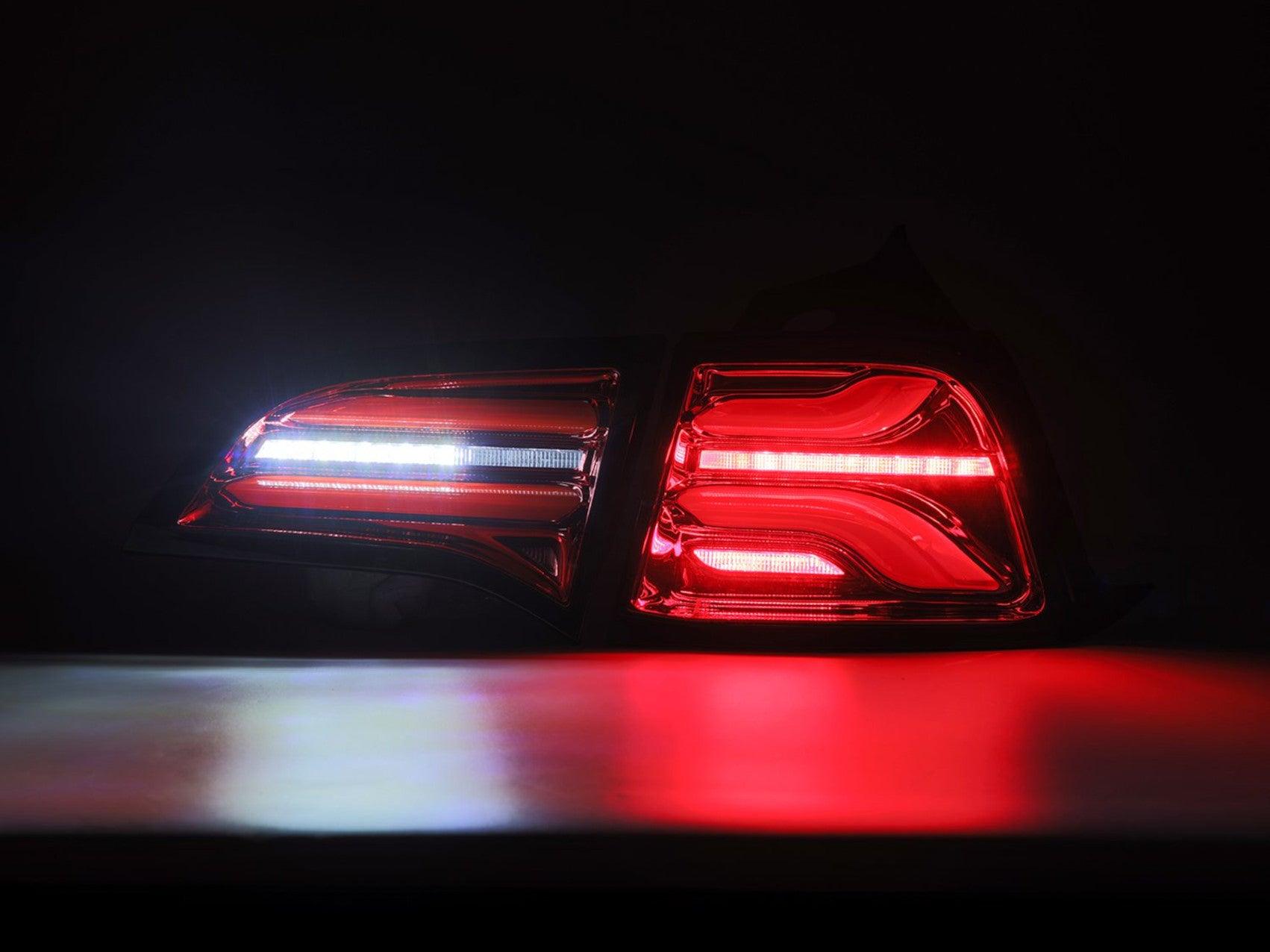 AlphaRex Tesla Model 3 / Model Y PRO-Series LED Tail Lights [Red Smoke] - E3Tuning