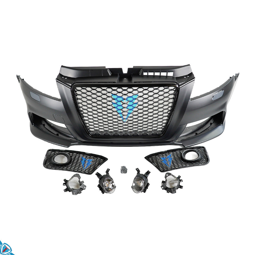 2009-2013 Audi A3 Facelift (Typ 8P) RS3 Style Front Bumper Conversion Kit Main image