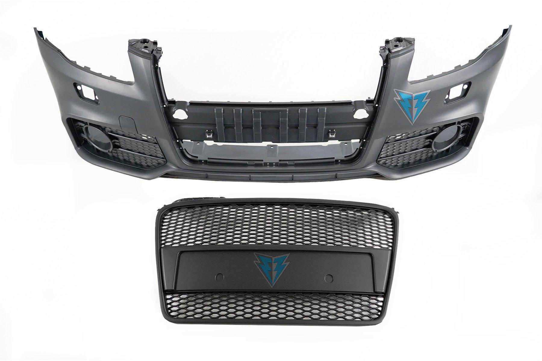 For 1996-2001 Audi A4 S4 Black ABS Honeycomb RS4 Style Front Hood Grille Grill E - Foto 12