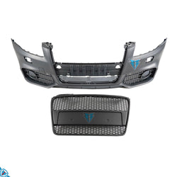 2005-2008 Audi A4 / S4 (B7) RS4 Style Polypropylene Front Bumper Conversion Kit | E3Tuning