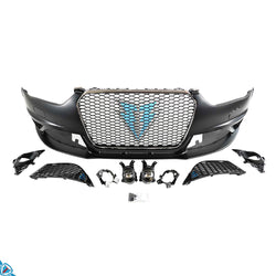 2013-2016 Audi A4 / S4 (B8.5) to RS4 Style Front Bumper Conversion Kit