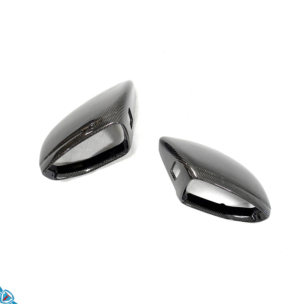 2020-2026 Audi E-Tron GT / RS E-Tron GT (4J) OEM Style Carbon Fiber Mirror Covers | FYBR Aerodynamics
