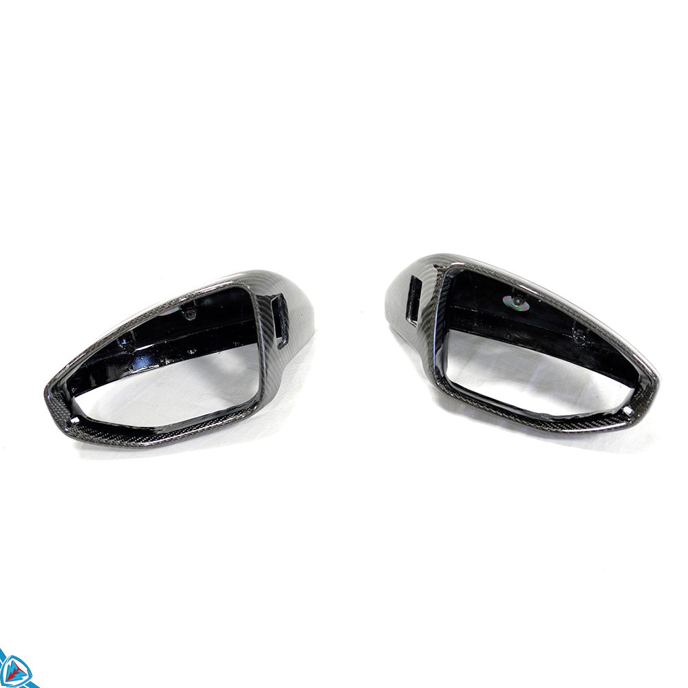2020-2026 Audi E-Tron GT / RS E-Tron GT (4J) OEM Style Carbon Fiber Mirror Covers | FYBR Aerodynamics