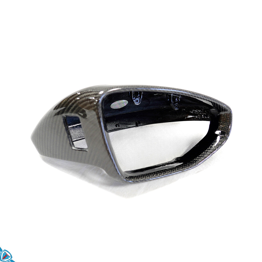 2020-2026 Audi E-Tron GT / RS E-Tron GT (4J) OEM Style Carbon Fiber Mirror Covers | FYBR Aerodynamics