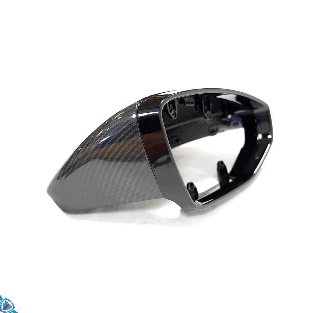 2020-2026 Audi E-Tron GT / RS E-Tron GT (4J) OEM Style Dry Carbon Fiber Mirror Covers | FYBR Aerodynamics