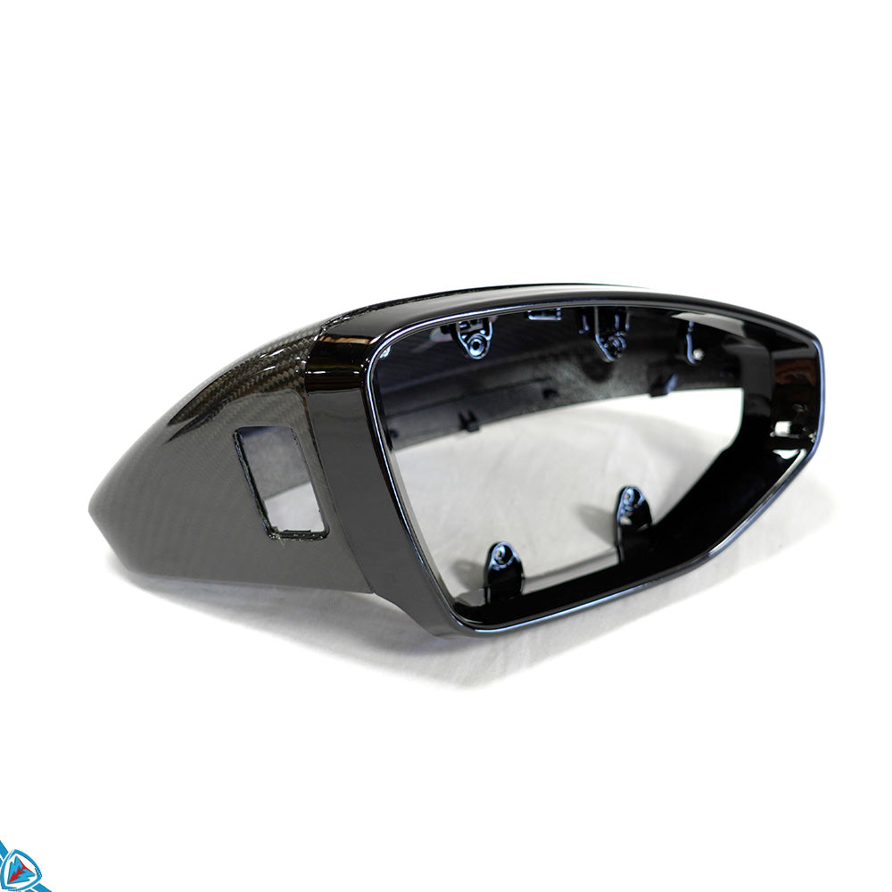 2020-2026 Audi E-Tron GT / RS E-Tron GT (4J) OEM Style Dry Carbon Fiber Mirror Covers | FYBR Aerodynamics