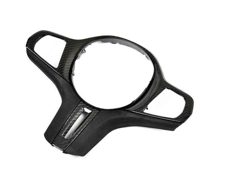 2019-2026 BMW 3 Series (G20) Carbon Fiber Alcantara Steering Wheel Trim | AutoTecknic Main image