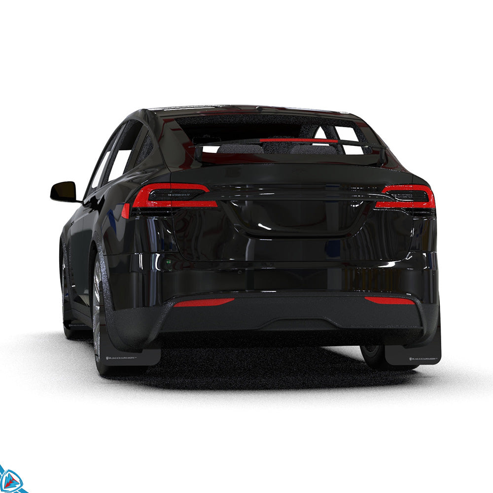 2022-2026 Tesla Model X (Palladium) Polyurethane Mud Flaps | Rally Armor