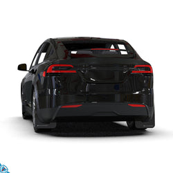 2022-2026 Tesla Model X (Palladium) Polyurethane Mud Flaps | Rally Armor