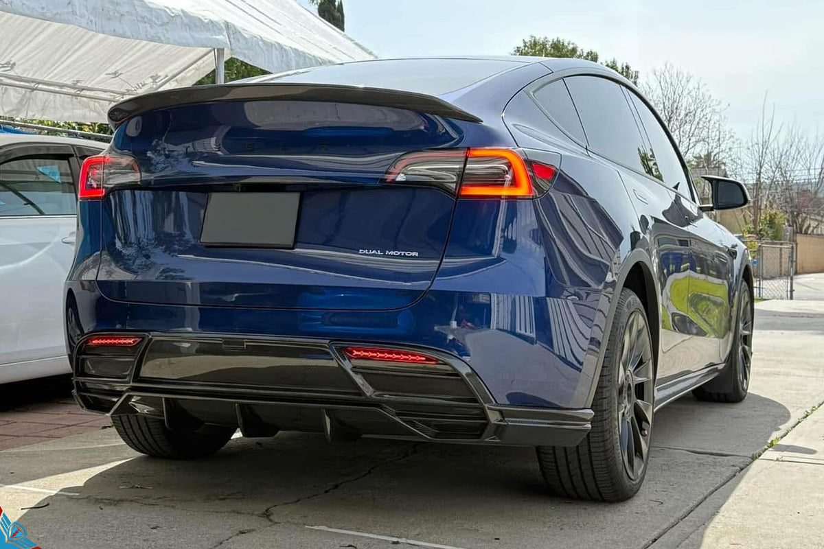 Tesla Model Y (MK1) EVF Dry Carbon Fiber Rear Diffuser