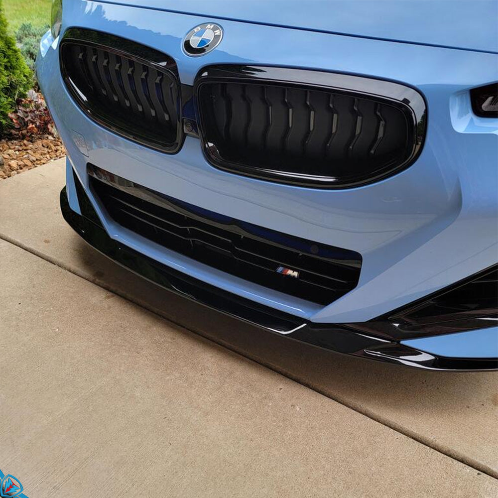BMW 2 Series M Sport & M240i G42 Gloss Black ID-01 Front Splitter by TRE (2021+) Secondary image