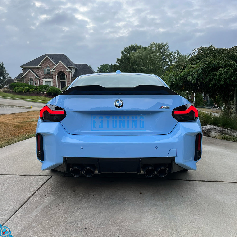 2021-2026 BMW 2 Series & M2 (G42/G87) M-Style Gloss Black Rear Spoiler | Essentials by AutoID