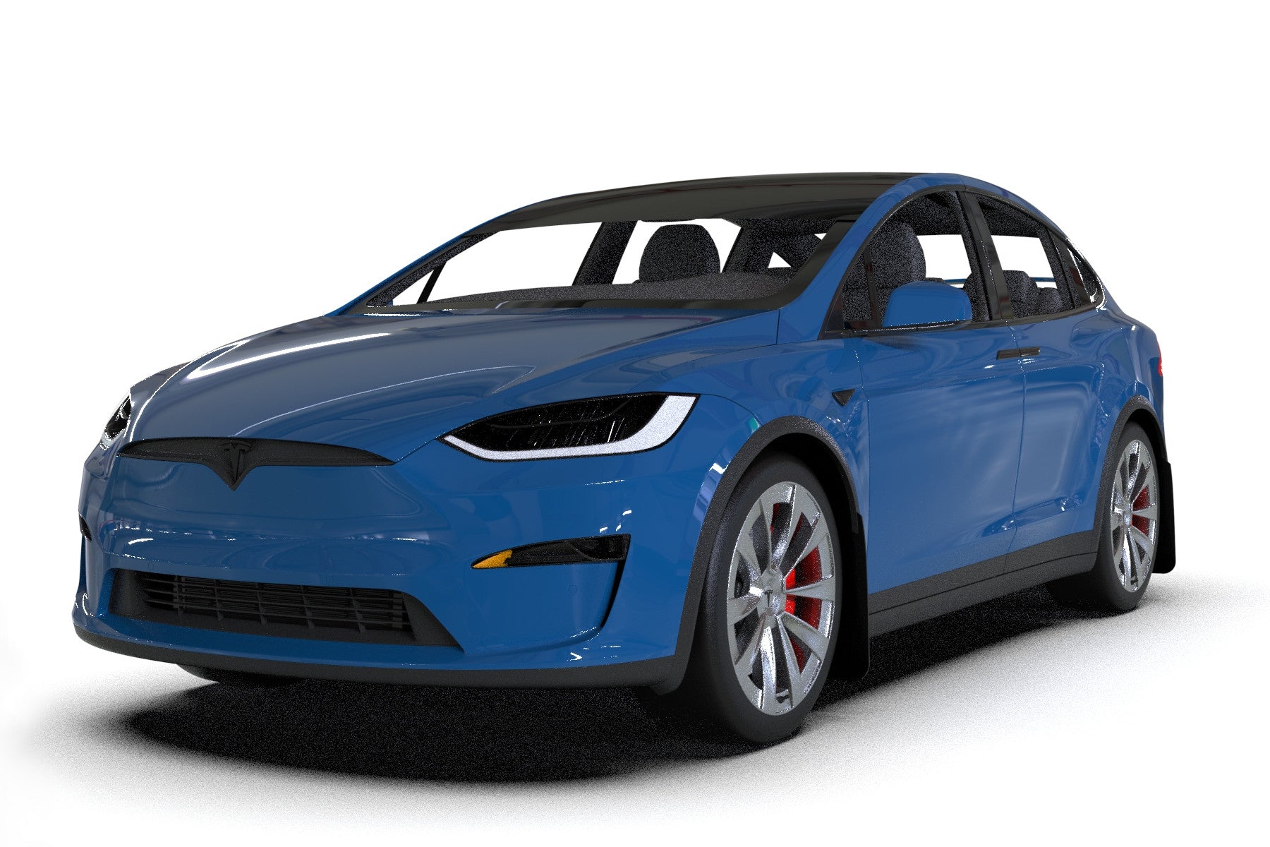 Rally Armor Mud Flaps for 2022-2023 Tesla Model X / X Plaid