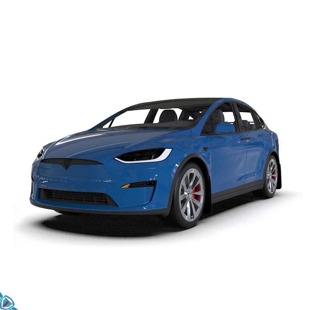 2022-2026 Tesla Model X (Palladium) Polyurethane Mud Flaps | Rally Armor
