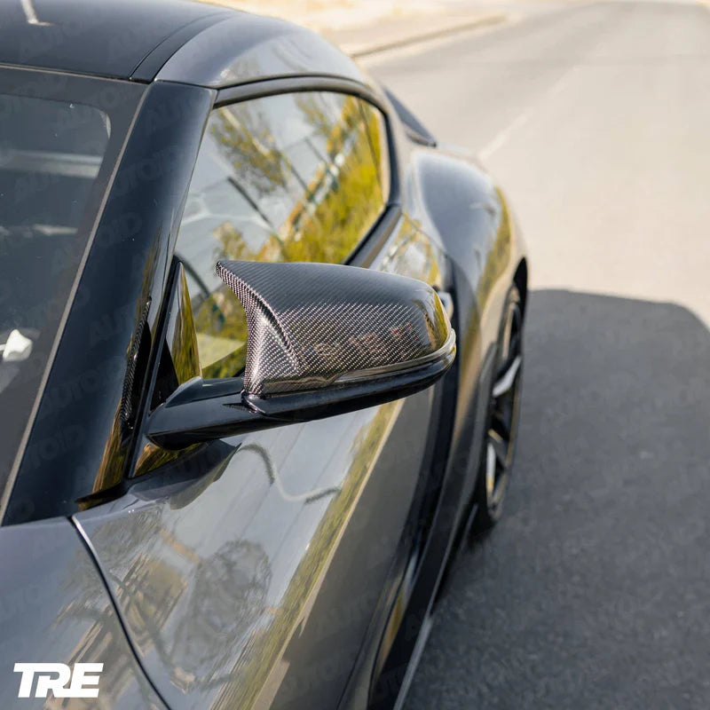 2019-2026 Toyota Supra (MK5) M Style Pre-Preg Carbon Fiber Mirror Covers | TRE