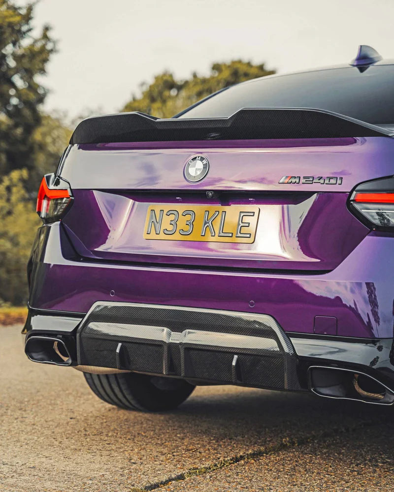 2021-2026 BMW 2 Series (G42) Pre-preg Carbon Fiber Rear Diffuser | TRE by AutoID Main image