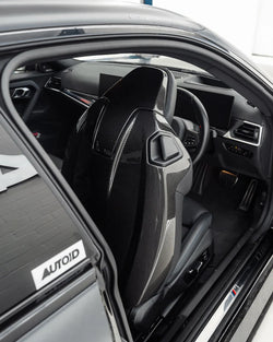 2021-2026 BMW 2 Series / M2 / M4 (G42/G87/G82) Full Pre-Preg Carbon Fiber Seat Back Covers | TRE by AutoID