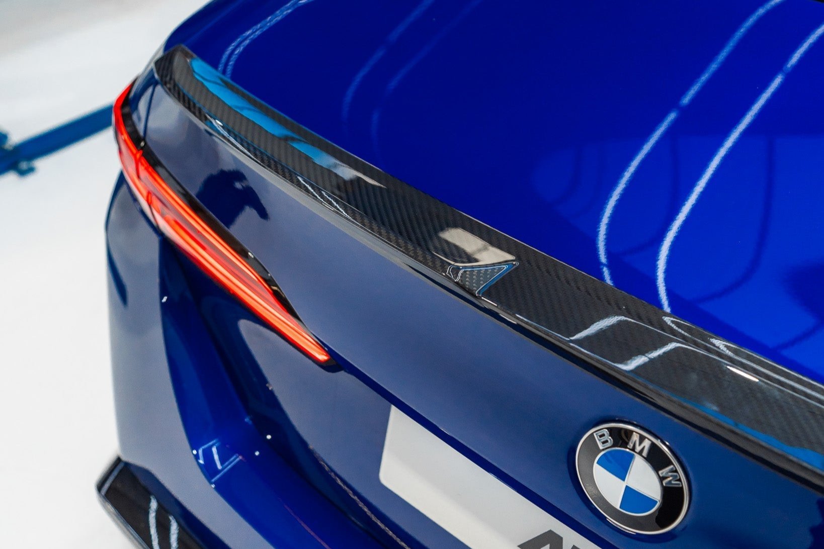 2025+ BMW M5 (G90) & 5 Series (G60) Pre-Preg Carbon Fiber Rear Spoiler | Trevora