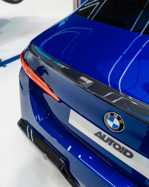 2024+ BMW 5 Series & M5 (G60/G90) CS Style Pre-Preg Carbon Fiber Rear Spoiler | TRE by AutoID