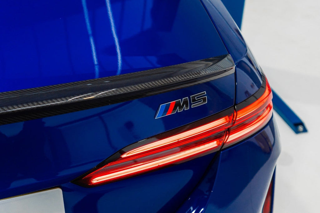 2025+ BMW M5 (G90) & 5 Series (G60) Pre-Preg Carbon Fiber Rear Spoiler | Trevora