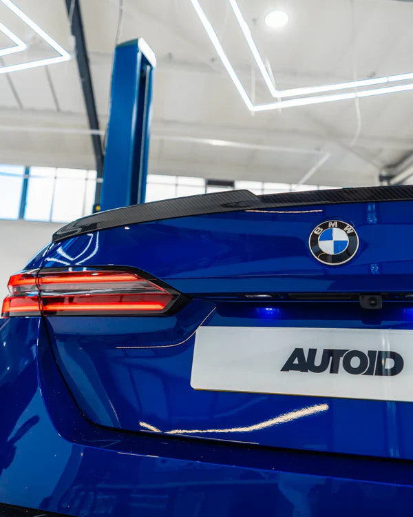 2024+ BMW 5 Series & M5 (G60/G90) CS Style Pre-Preg Carbon Fiber Rear Spoiler | TRE by AutoID