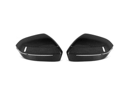 2024+ BMW 5 Series (G60/G61) M Style Pre-preg Carbon Fiber Wing Mirror Covers | TRE by AutoID