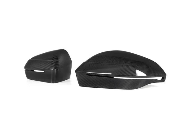 2024+ BMW 5 Series (G60/G61) M Style Pre-preg Carbon Fiber Wing Mirror Covers | TRE by AutoID