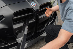2021+ BMW M3 (G80) & M4 (G82/G83) Pre-Preg Carbon Fiber Foam Crash Bar Cover | Trevora