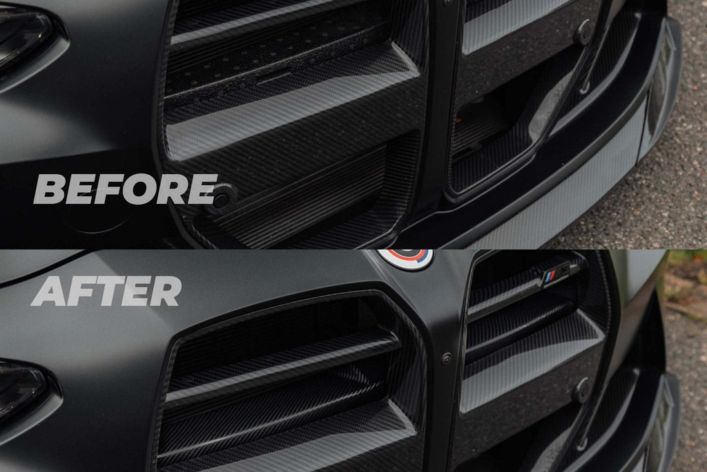 2021+ BMW M3 (G80) & M4 (G82/G83) Pre-Preg Carbon Fiber Foam Crash Bar Cover | Trevora