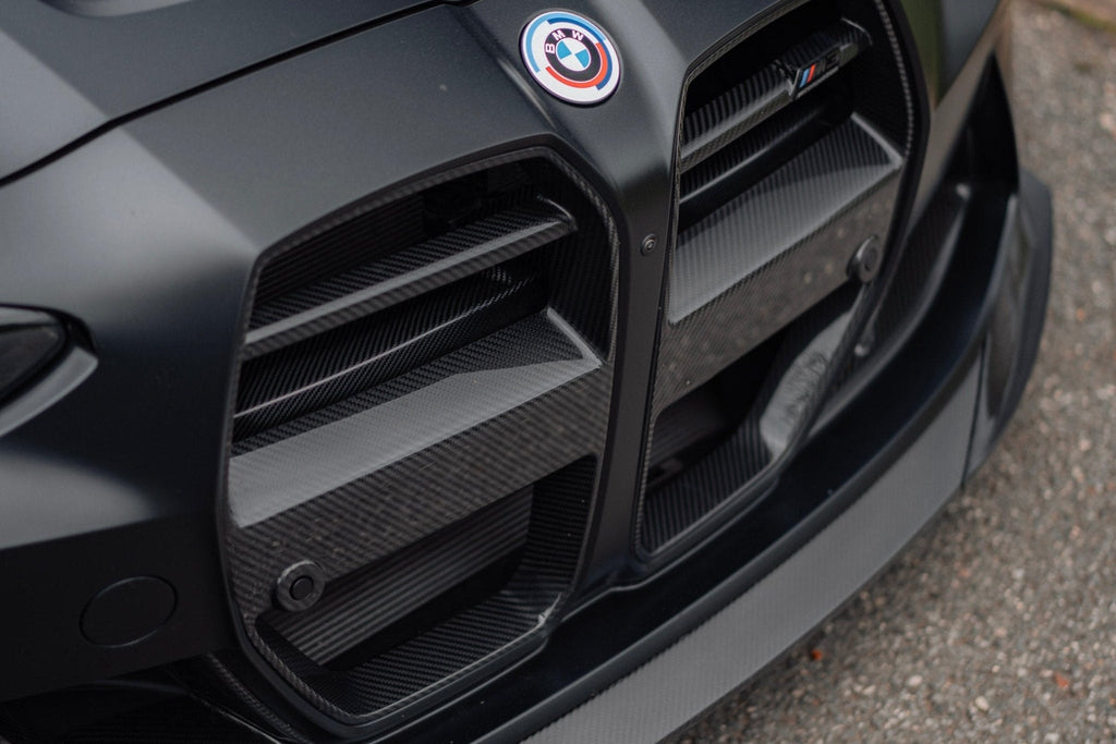 2021+ BMW M3 (G80) & M4 (G82/G83) Pre-Preg Carbon Fiber Foam Crash Bar Cover | Trevora