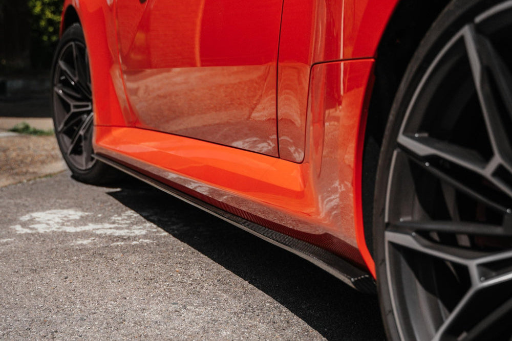 2023+ BMW M2 (G87) TR87 Pre-Preg Carbon Fiber Flat Side Skirt Set | Trevora