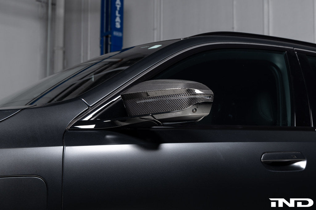 2024+ BMW M5 (G90/G99) & 5 Series (G60) & X3 (G45) Pre-Preg Carbon Fiber Mirror Cover Set | Trevora