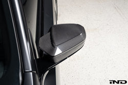 2024+ BMW M5 (G90/G99) & 5 Series (G60) & X3 (G45) Pre-Preg Carbon Fiber Mirror Cover Set | Trevora