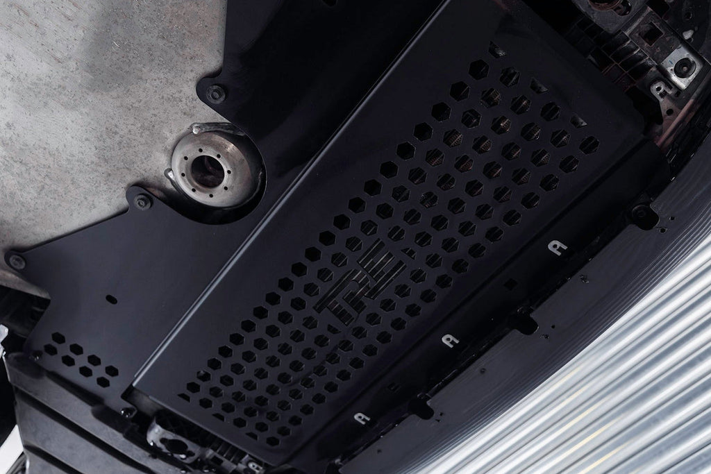 2023+ BMW M2 (G87) & M3 (G80) & M4 (G82/G83) Aluminum Oil Cooler Guard Skid Plate Under Tray | Trevora