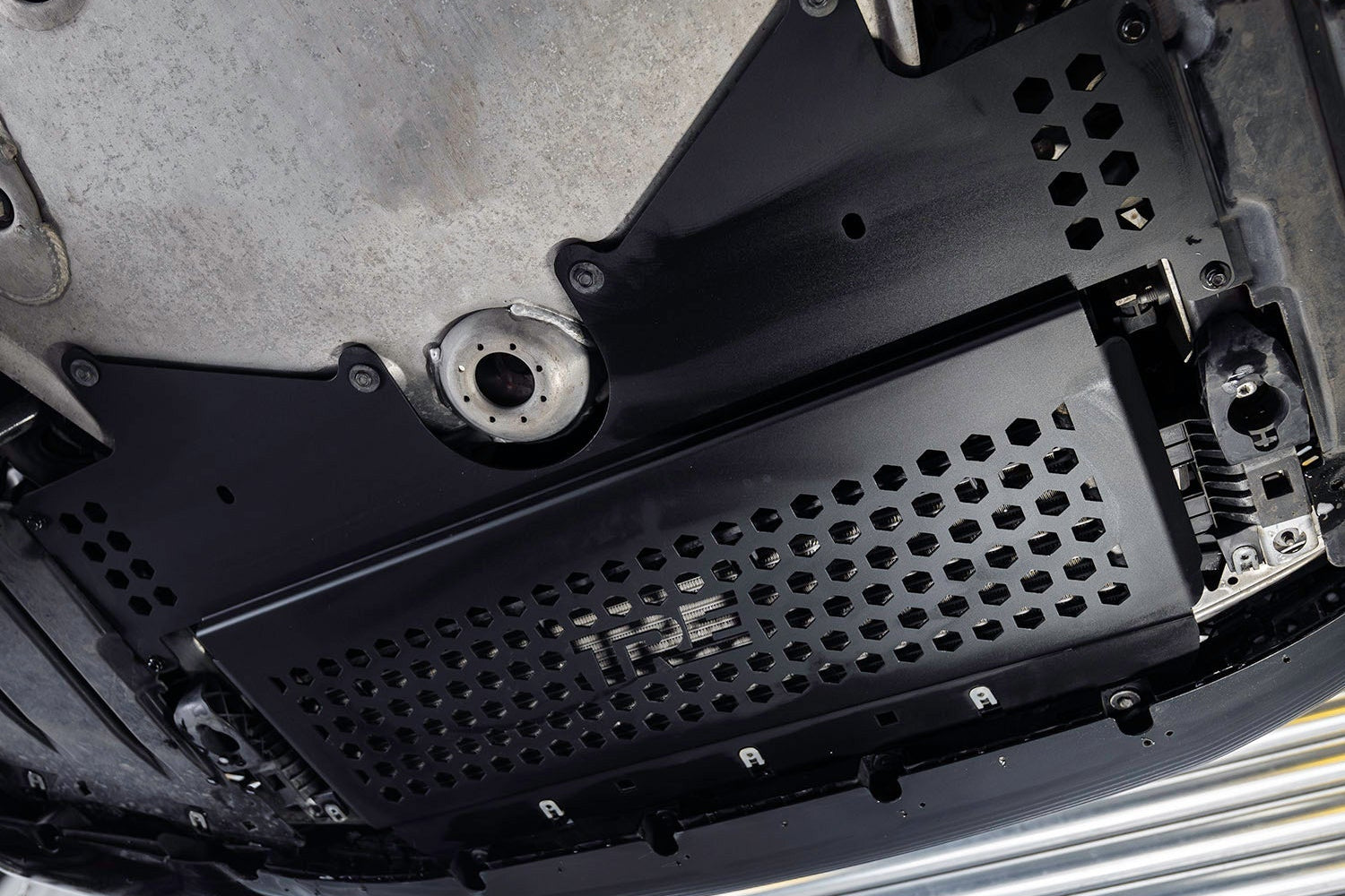 2023+ BMW M2 (G87) & M3 (G80) & M4 (G82/G83) Aluminum Oil Cooler Guard Skid Plate Under Tray | Trevora