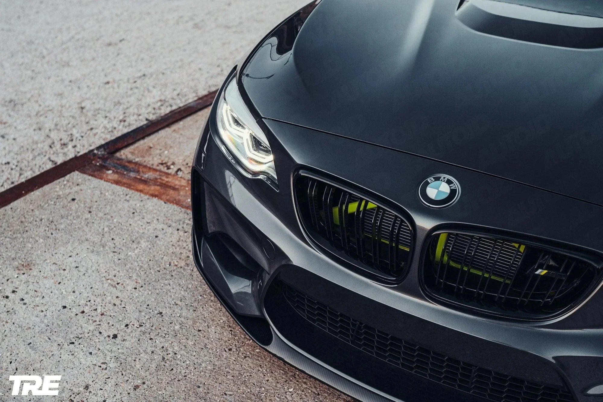 2016-2021 BMW M2 (F87) OG Pre-Preg Carbon Fiber Front Splitter | Trevora