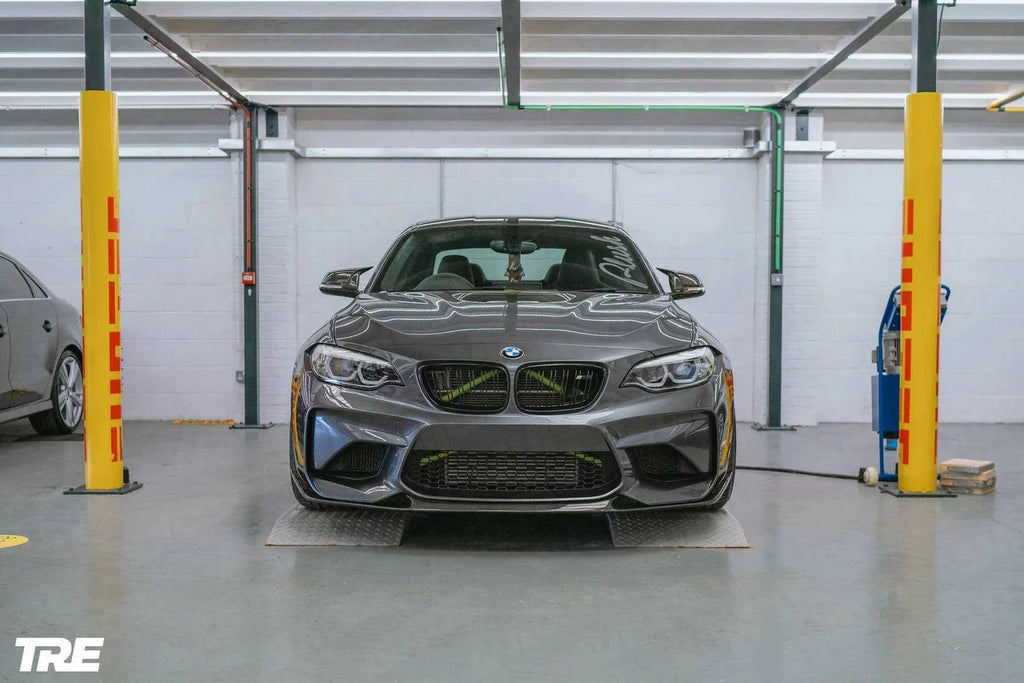 2016-2021 BMW M2 (F87) OG Pre-Preg Carbon Fiber Front Splitter | Trevora