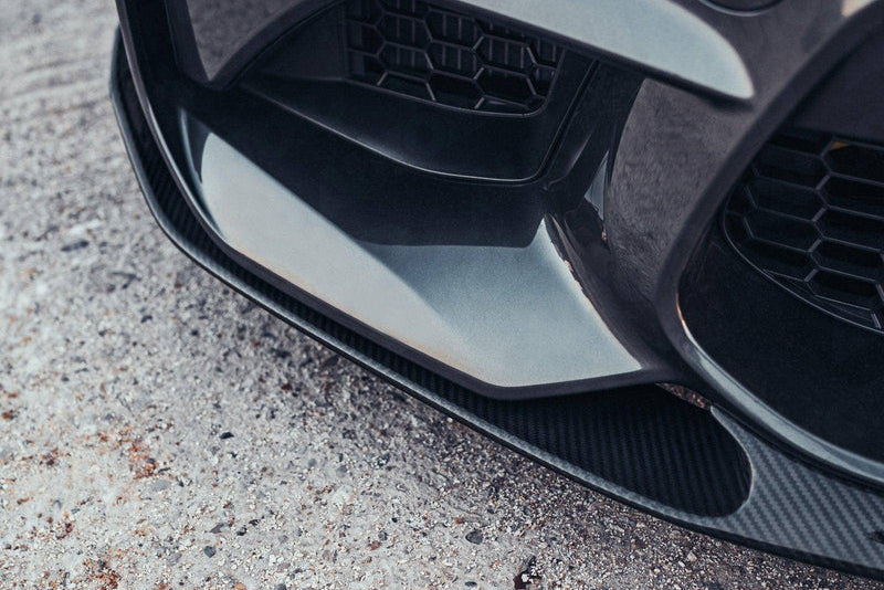 2016-2021 BMW M2 (F87) OG Pre-Preg Carbon Fiber Front Splitter | Trevora