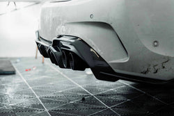 2020+ BMW M240i (G42) & M340i (G20) & M440i (G22/G26) Cerakote Black Quad Exhaust Tip Set | Trevora