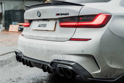 2020+ BMW M240i (G42) & M340i (G20) & M440i (G22/G26) Cerakote Black Quad Exhaust Tip Set | Trevora