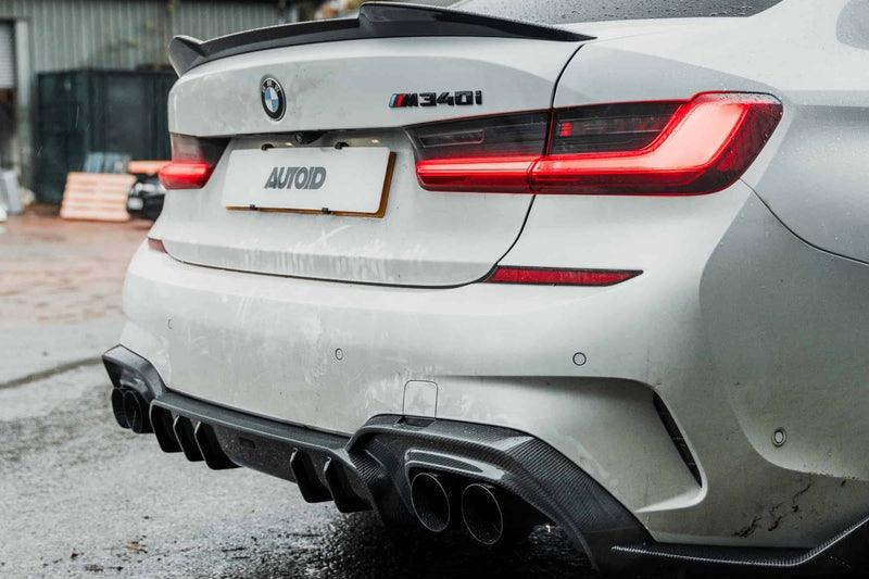 2020+ BMW M240i (G42) & M340i (G20) & M440i (G22/G26) Cerakote Black Quad Exhaust Tip Set | Trevora