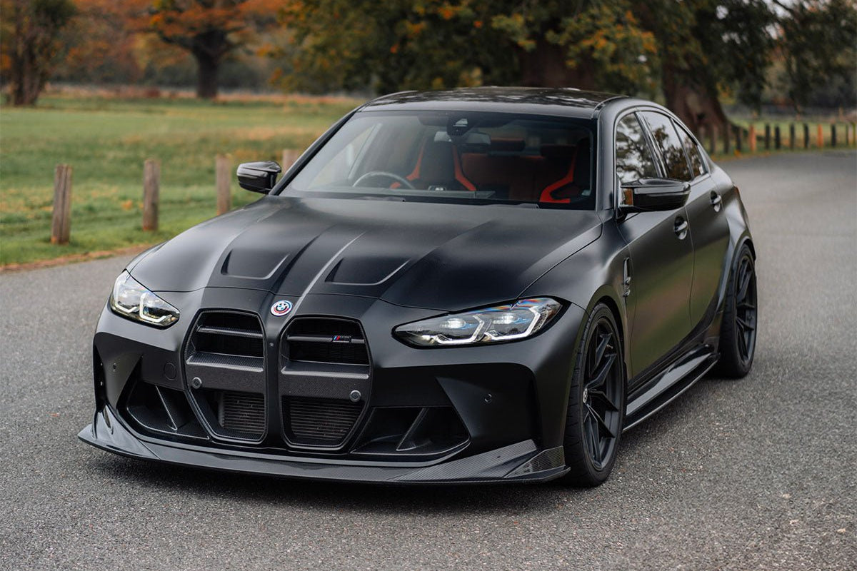 2021+ BMW M3 (G80) PR-1 Pre-Preg Carbon Fiber Side Skirts | Trevora