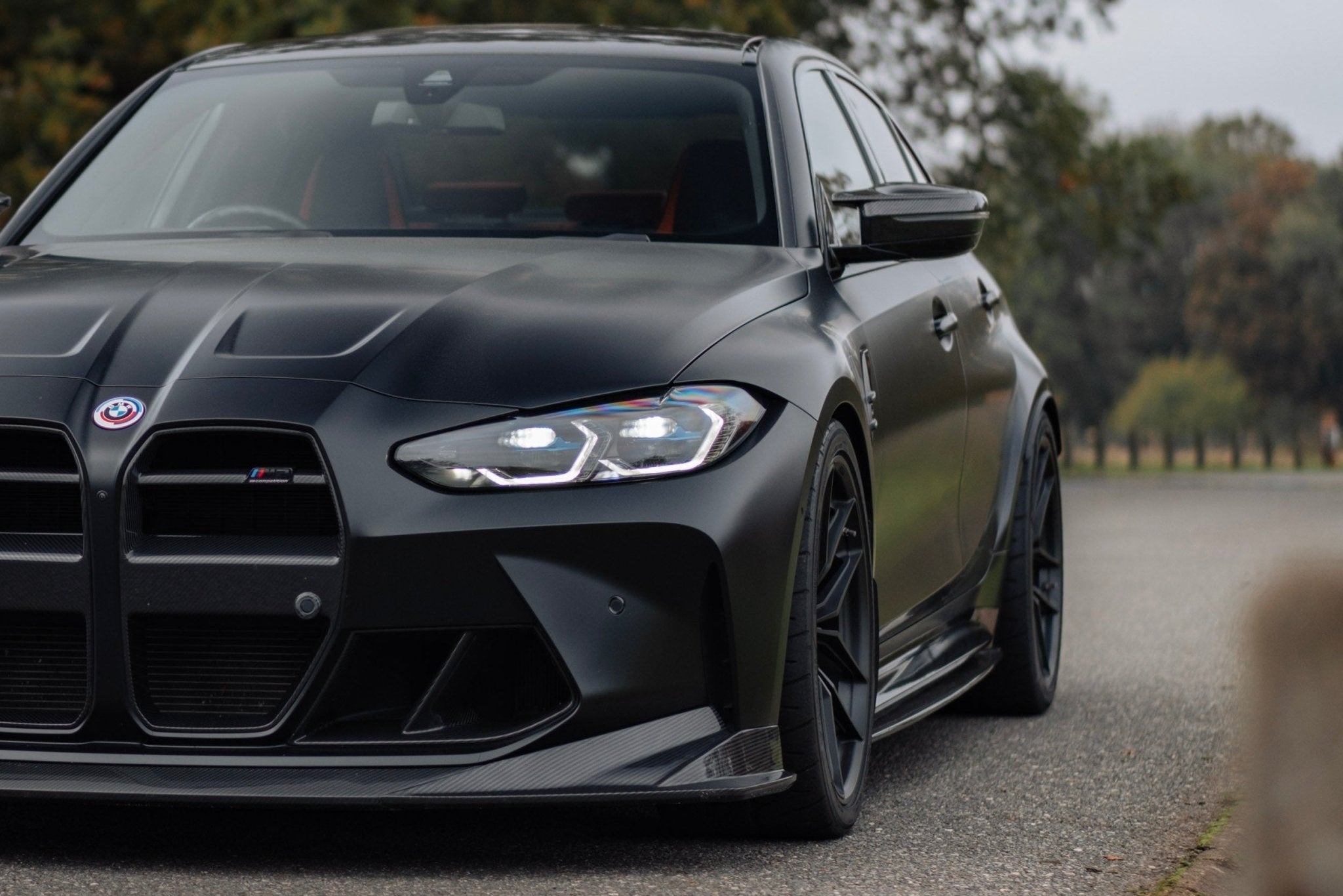 2021+ BMW M3 (G80) PR-1 Pre-Preg Carbon Fiber Side Skirts | Trevora