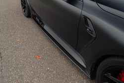 2021+ BMW M3 (G80) PR-1 Pre-Preg Carbon Fiber Side Skirts | Trevora